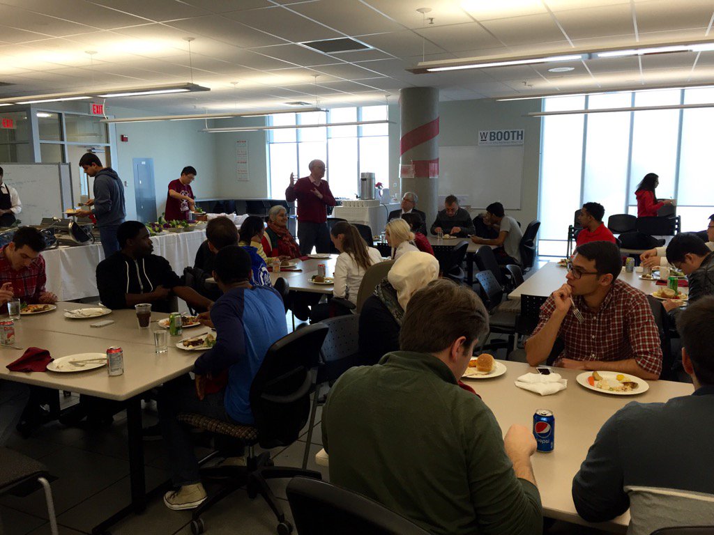 WBoothSchool's tweet photo. #Holiday lunch for our #WBooth students, staff &amp; faculty today!! https://t.co/Rg2moS9if2