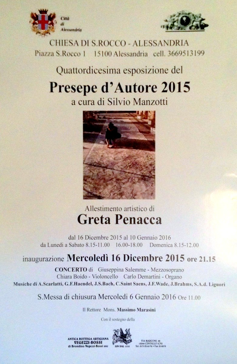 ValliTortonese's tweet photo. Inaugurazione dell'opera realizzata da Greta Penacca “Bāmôt: Alture” in occasione del progetto Presepe d'autore 2015 https://t.co/GXl8xTAzMH