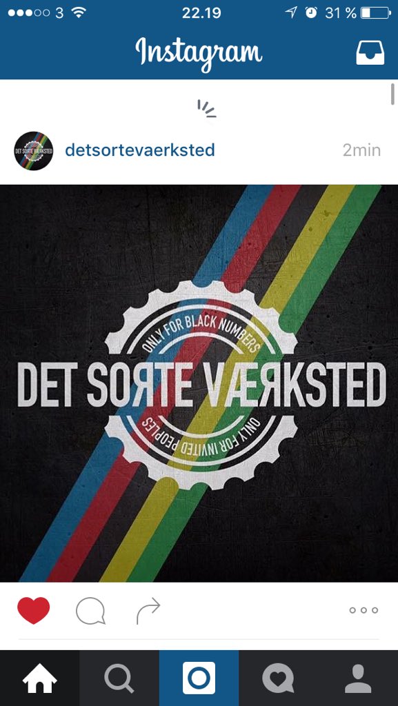 Troels_Vinther's tweet image. Det sorte værksted

Vi er nu på IG! Følg os! 

#firstlike 

We are now on IG! Follow us!

#detsortevaerksted