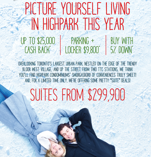 TheDanielsCorp's tweet photo. We're offering some pretty "suite" deals at @DanielsHighPark! Don't miss out on Toronto's favourite condominium. https://t.co/hkMmZ3Di4n
