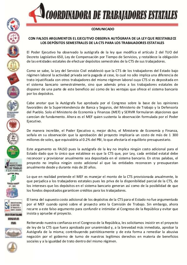 SINAUTSUNAT's tweet photo. @congresoperu @luisiberico @NatalieCondoriJ @PortugalMariano @luchogalarreta  APROBACIÓN INSISTENCIA #restituciónCTS https://t.co/Dk9vvgylHW