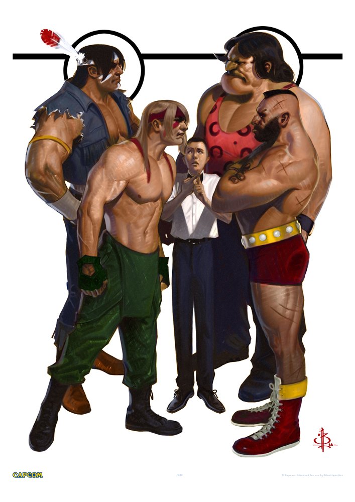StreetFighter's tweet image. .@Kinetiquettes is back with more high-quality art prints feat. Ingrid &amp;amp; The Heavyweights! kinetiquettes.com/product-catego…