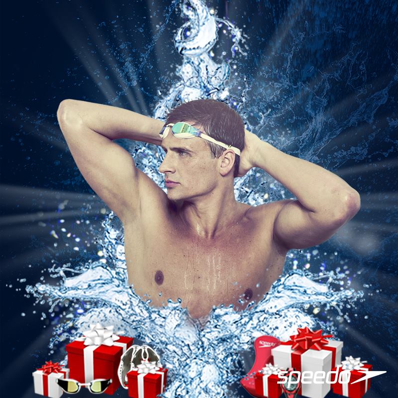 SpeedoChile's tweet photo. El nadador @RyanLochte disfruta la #Navidad con sus goggles @speedo Fastskin Elite Mirror con tecnología #IQFit https://t.co/YEBlSeveUG