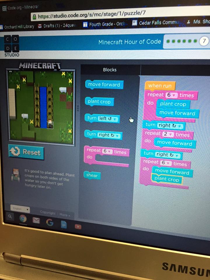 CF_schools's tweet image. Orchard Hill students participated in #codeiowa #hourofcode #problemsolving #criticalthinking #everystudenteveryday
