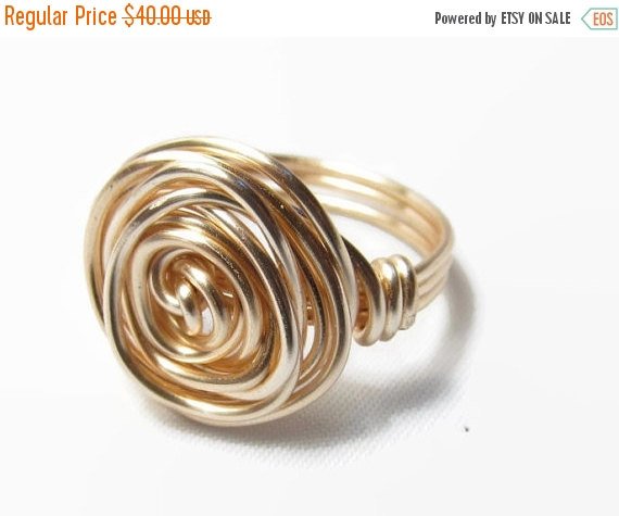 donkatcha's tweet image. 15% OFF Gold Fill Ring, Wire Rose Ring, Wire Wrapped Ring, Womens Ring… etsy.com/listing/241385… #DonKatCha #BoldRing