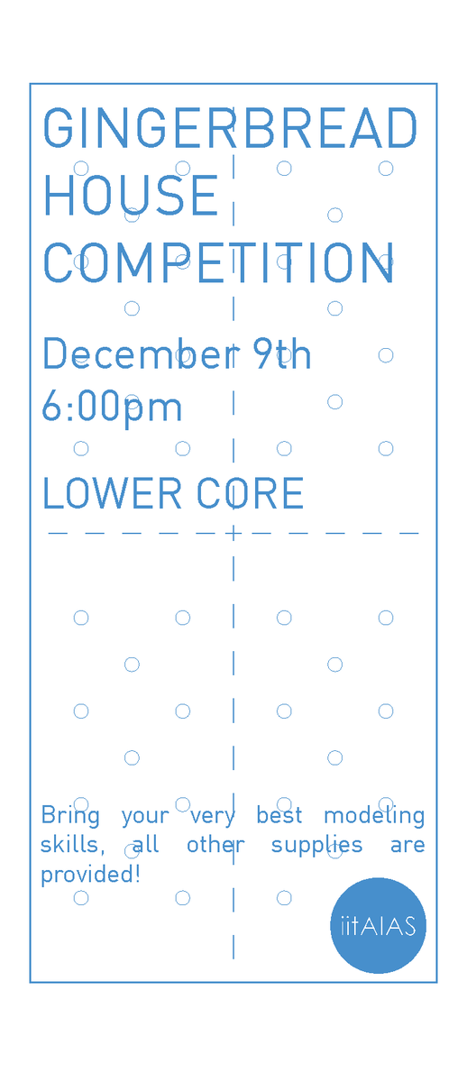 iitAIAS's tweet image. Join us for our Gingerbread House Competition tonight at 6:00pm in Lower Core! #iitAIAS