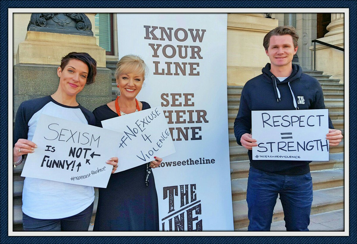 heidivic's tweet photo. @dangerfield35 a gr8 ambassador for #NoExcuse4Violence. @GeelongCats #Springst #bayswaterdistrict #heidispics https://t.co/LhjAo57CHS
