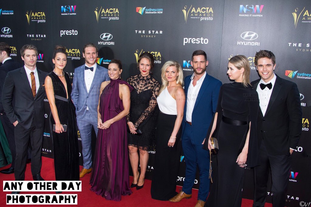 The cast of #homeandaway at the 5th AACTA Awards #AACTAs #Film #Television #Awards #Australian #Actor #homeandaway