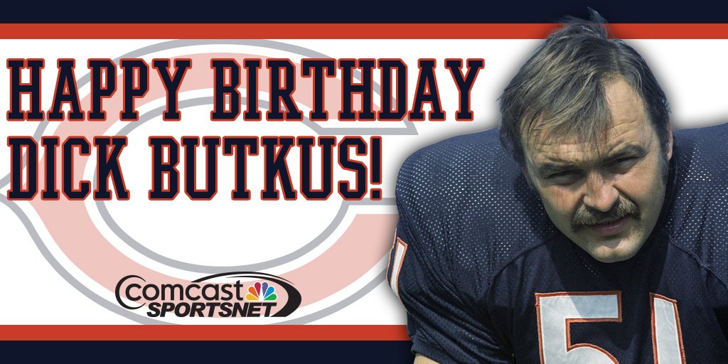 Happy birthday to one of the greats!  Dick Butkus is 73 today! 