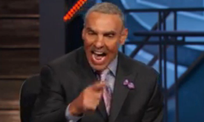 BleacherReport's tweet photo. VIDEO: Herm Edwards goes absolutely ballistic over LeSean McCoy’s comments on Chip Kelly https://t.co/LBtPfjtFfh https://t.co/MHRDNVg6Tc