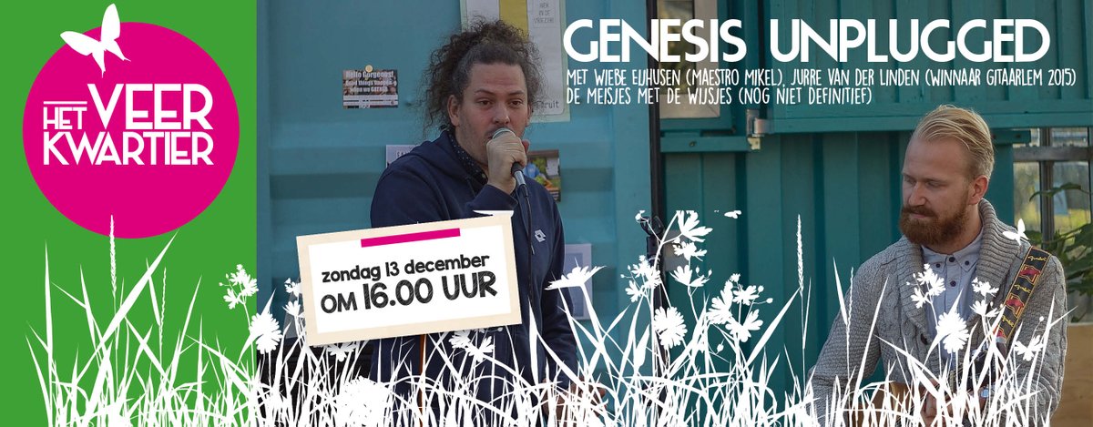 zondag geen zin in #kerstmarkten kom genieten van fijne #muziek <a href="/HetVeerkwartier/">Het Veerkwartier</a>