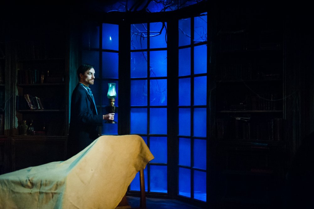 BrocJackTheatre's tweet photo. Is there someone out there? Find out #TheHaunting https://t.co/zWK67R15o2 Actor @jamborini photo by @GreySwanFusion https://t.co/LfdsjGn3O6