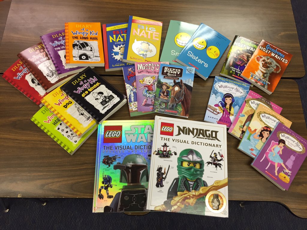Robertson_JP's tweet photo. The love of reading grows tomorrow! Thanks @Scholastic and @Meemic for the $100 book grant. #ELPSPD #MeemicPossible https://t.co/mq16gp5tyD