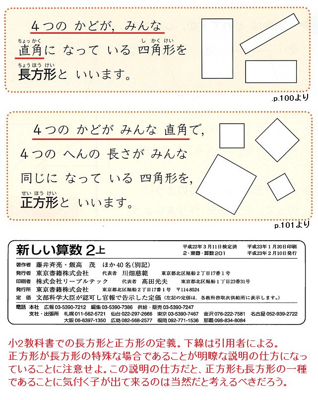 黒木玄 Gen Kuroki בטוויטר 掛算 算数の教科書で長方形と正方形の