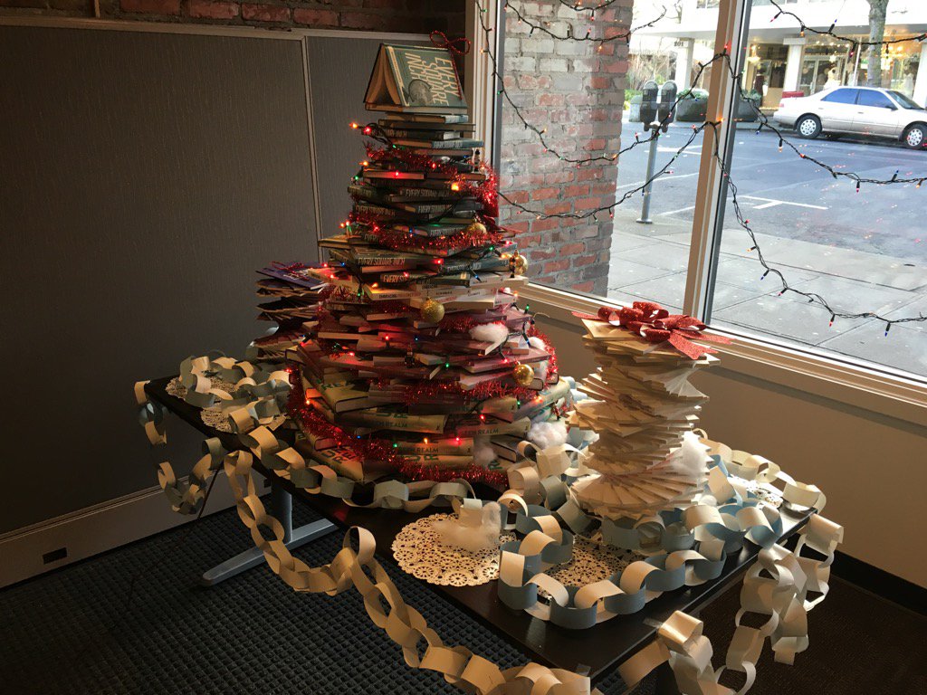 BobPritchett's tweet photo. The book tree in @LexhamPress offices. https://t.co/RmKISjYVuV