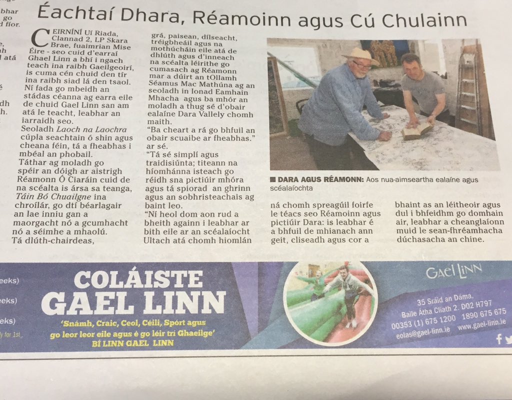 GaelLinn's tweet photo. Laoch na Laochra ar fáil ó https://t.co/uptXeXqowT #Gaeilge #bronntanas #denscoth - ar fáil fosta ó oifigí GL https://t.co/k8UUrKkuI1