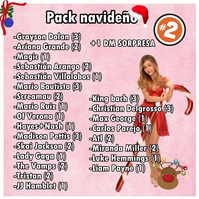 Dolansmygoals's tweet photo. Quiero el pack navideño que regala @HelpAMd 
#PackHAMD 
Rt  Please ❤❤ 🎀😊❤
(Mi cuenta es @1DAllNotes_ ) https://t.co/RjjBQuAMdj