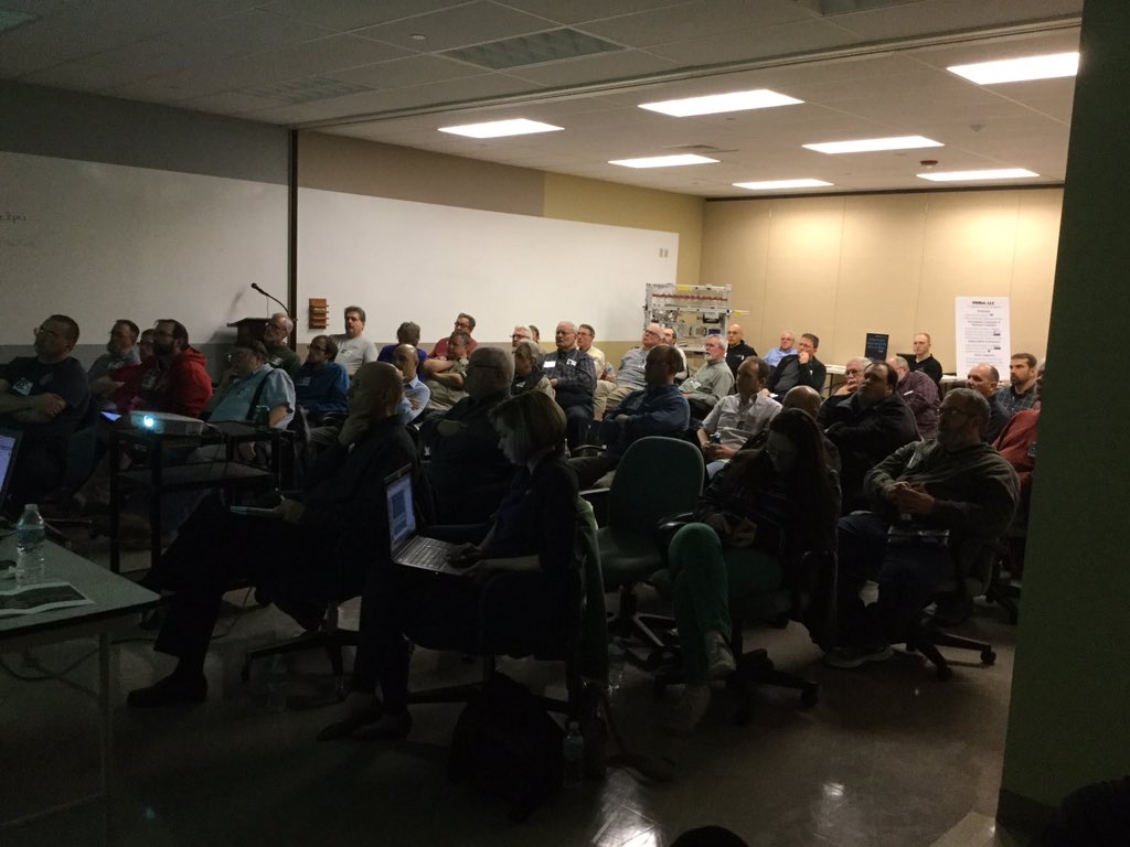 At the CMA SWUG meeting tonight, quite a full house.