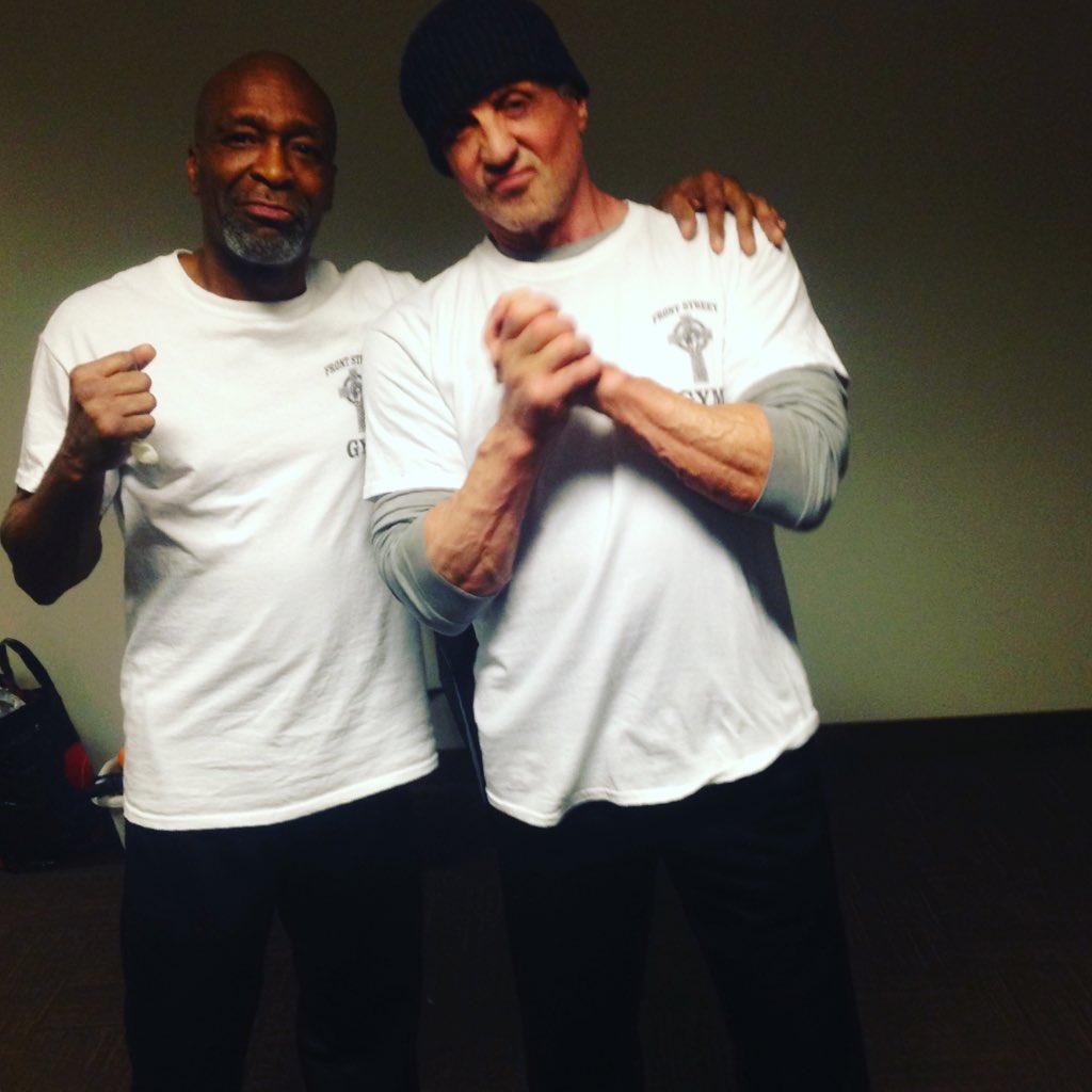 padmanboxing's tweet photo. Me and my partner in crime @TheSlyStallone. @creedmovie #padman#creed#sylvesterstallone#rocky#rockybalboa https://t.co/cvVOte4aMz