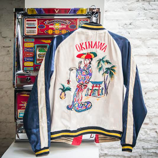 void_mx's tweet photo. “Sukajan" Reversible Souvenir Jacket, 1953. https://t.co/OjKZVCWo6p