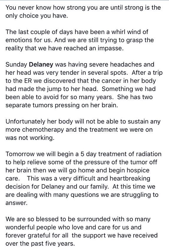 Delaney is battling cancer and her dream is to meet Taylor! RT to help! nbc11news.com/home/headlines… #DelaneyMeetTaylor