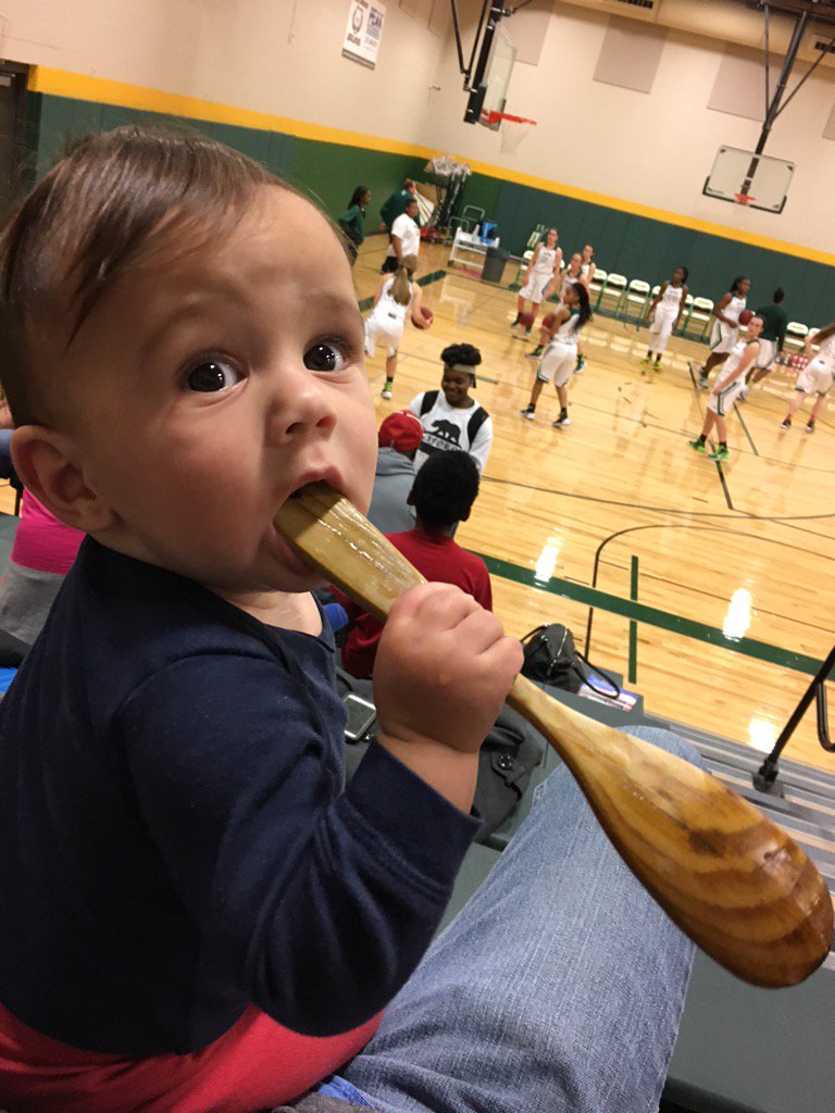 What's better then watching a @JCLJBasketball win against the Bruins? A wooden spoon (obvs!) #Jays