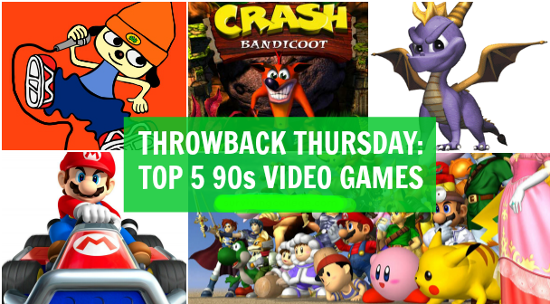 WinjitGames's tweet photo. #ThrowbackThursday: The Top 5 90s #VideoGames  - https://t.co/49usdMoN5t #Gamedev #IndieGame https://t.co/kw2Xx1ypOs