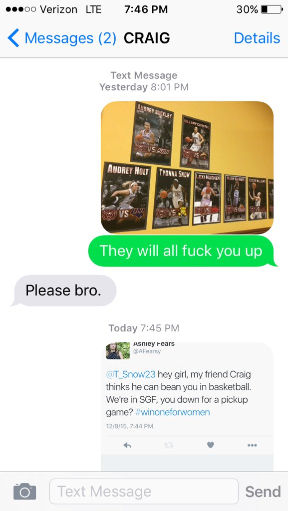 AFearsy's tweet photo. @T_Snow23 seriously you have to beat him... https://t.co/vRLtK7dc4I