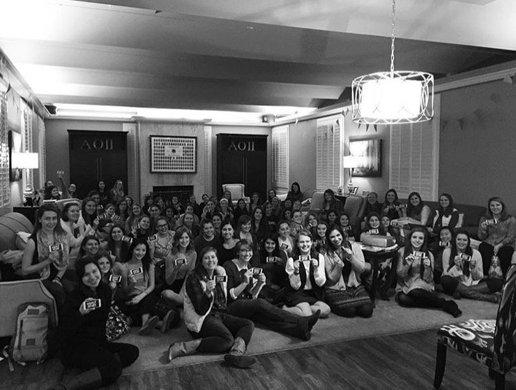 VandyAOII's tweet photo. #whyaoiiwednesday We belong to a sisterhood empowering us to be our full selves. We support #halfthestory. #vugreek https://t.co/cS2NA16I9m