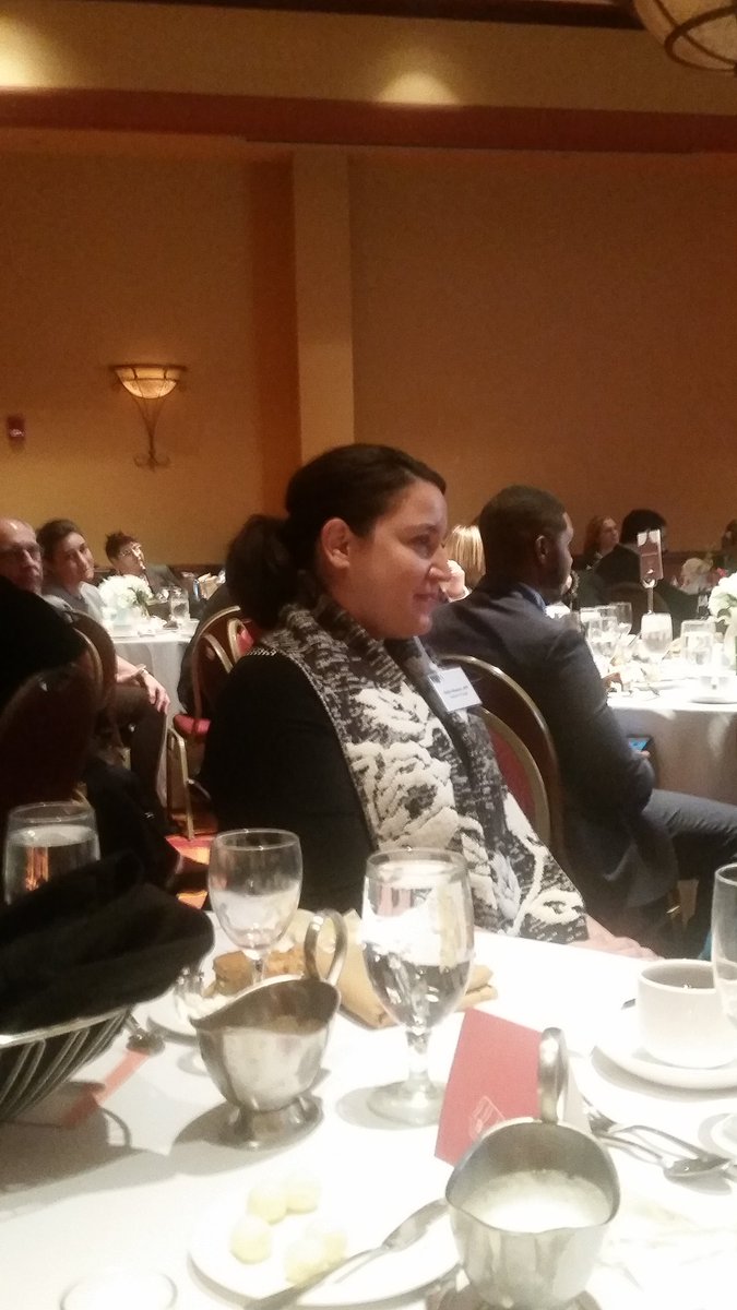 sambredvick's tweet photo. The suprised face she had when she found out she won the service award. Congrats @kelliehabeeb ! #StrongPRRoots https://t.co/FwGurtNvev