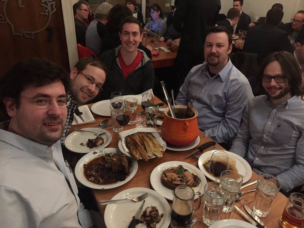 Super awesome dinner! #NIPS2015