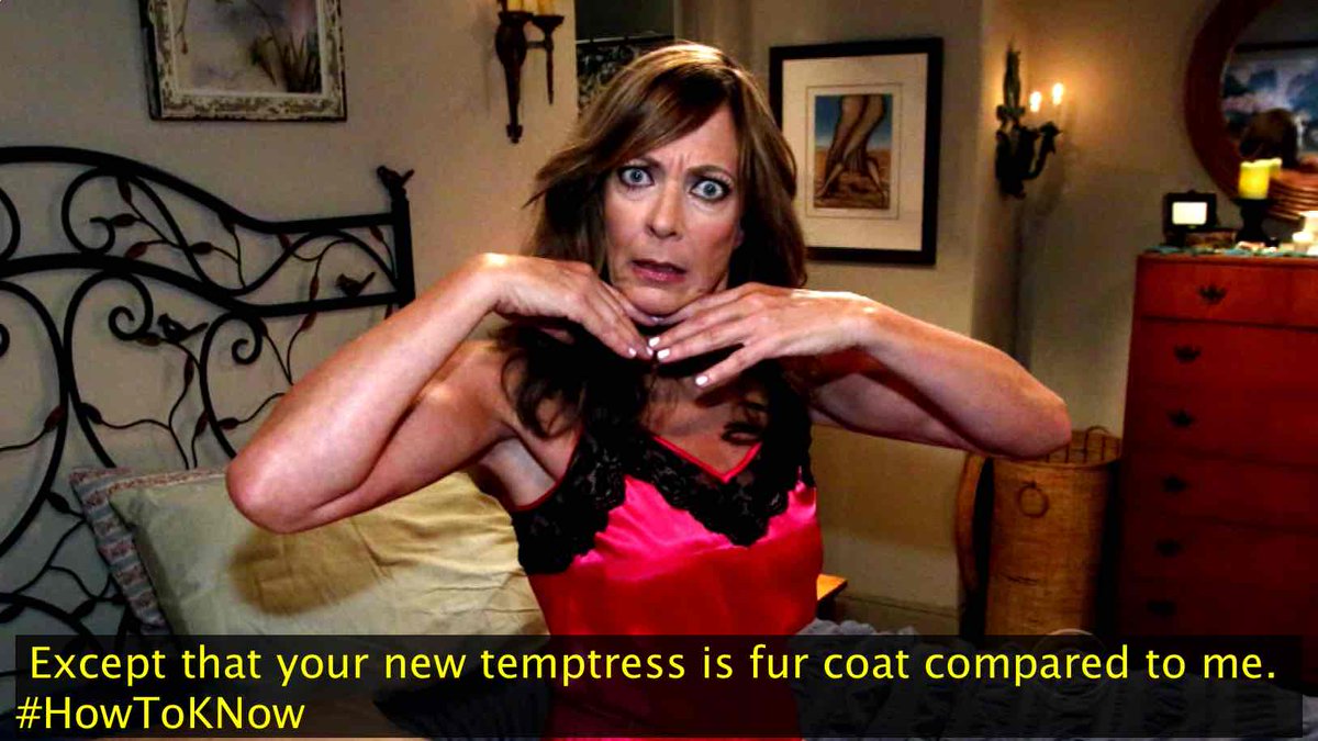 TVCommentBot's tweet image. Except that your new temptress is fur coat compared to me. #HowToKNow