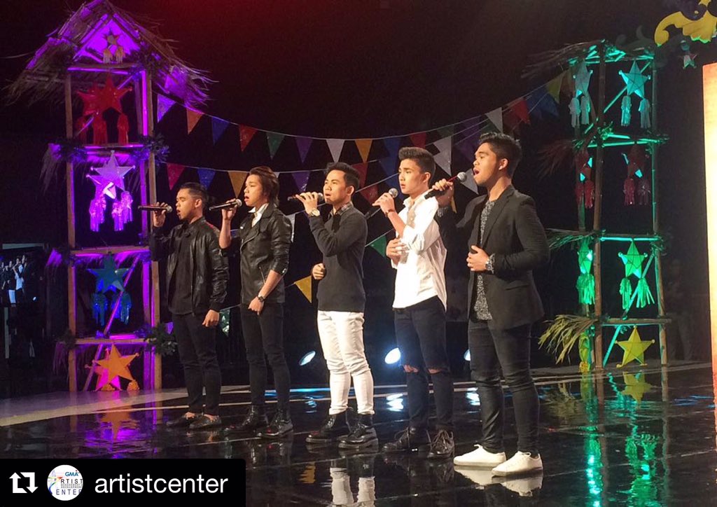 _MicoCruz's tweet photo. last night 🎄 #GMAPressParty https://t.co/oai3ltaaEs