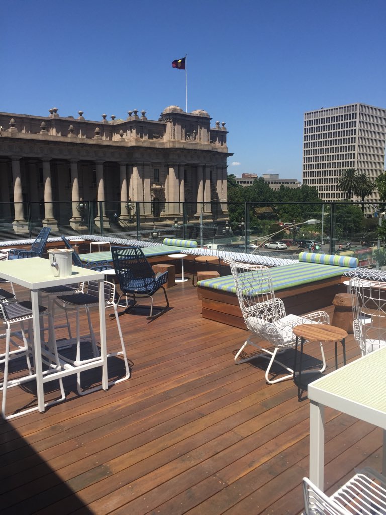 Opening tomorrow night. Imperial Bourke street rooftop bar and kitchen.