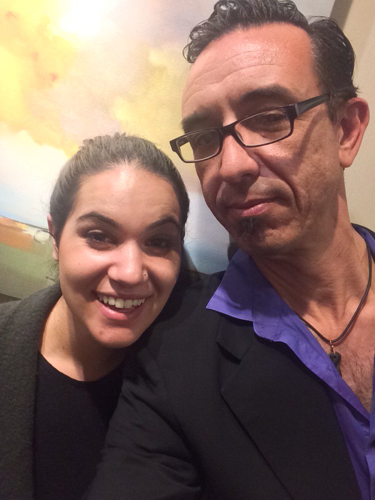 2nd selfie for the night, with Jasmine <a href="/WildHorseLabs/">Wild Horse Labs</a> once a fellow coworker <a href="/_rhubarbstudios/">rhubarb studios</a> <a href="/LABioscienceHub/">LA Bioscience Hub</a>