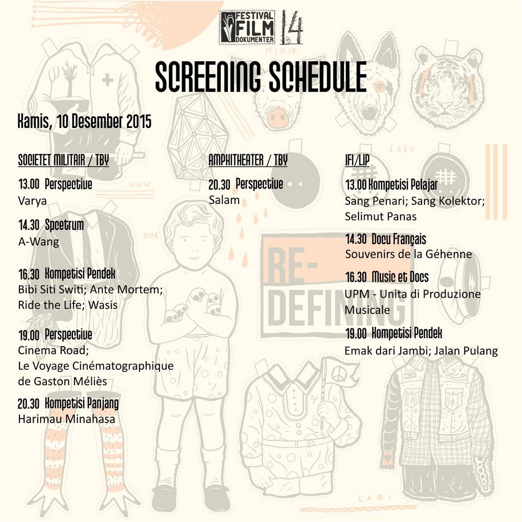 infojogja's tweet photo. #event | @FFDjogja: Jadwal pemutaran #FFD2015 hari ini. Sila disimak~
#FFD14 #desemberkeJogja 

https://t.co/tAFXsSppRC