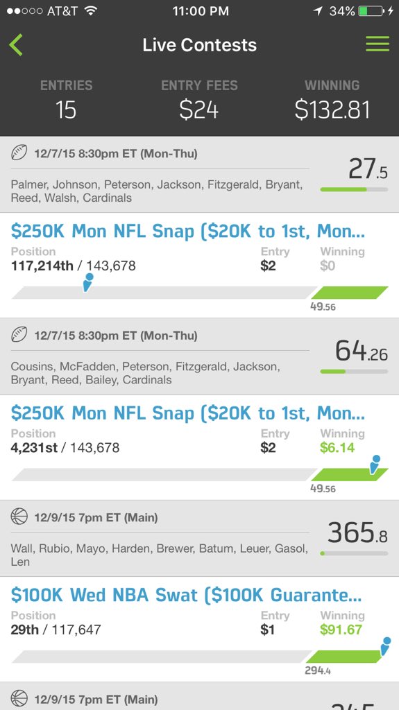 Dfsdoubleup tweet picture