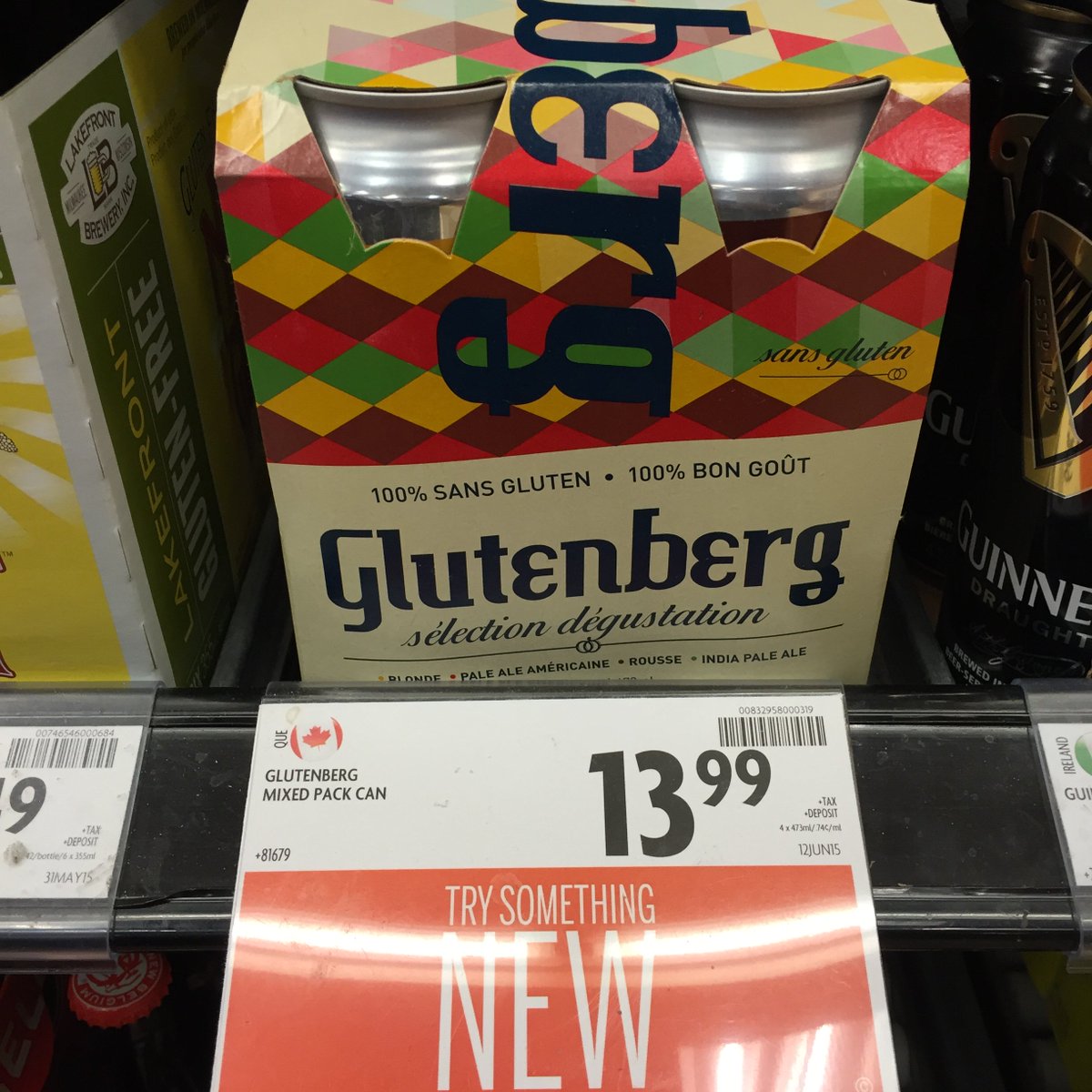 Best holiday #glutenfree gift! Mix pack of Glutenberg is now available in BC Liquor Stores <a href="/glutenberg/">Glutenberg Brewery</a> <a href="/glutenbergBC/">GlutenbergBC</a>