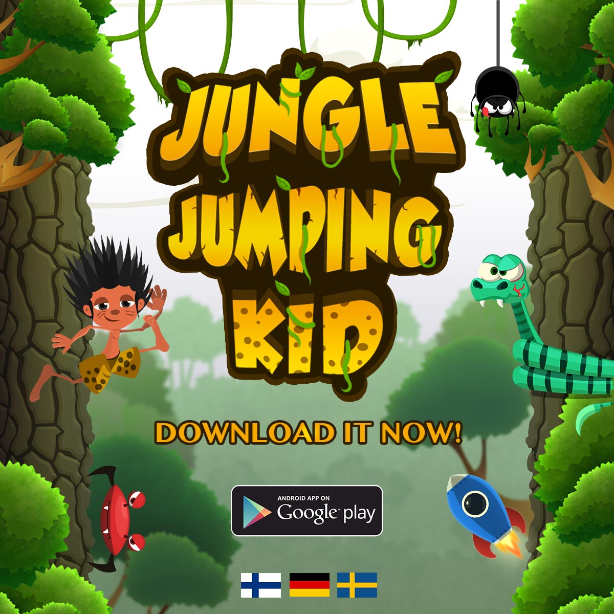 JJKgame's tweet photo. #JungleJumpingKid is out in 🇫🇮 #Finland, 🇸🇪 #Sweden and in 🇩🇪 #Germany!

Download it here: https://t.co/ladZ4N4tat 😉 https://t.co/nP99VI7Jk8