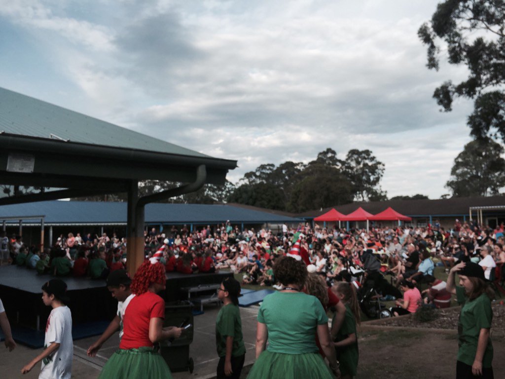 290 students call BRPS home. Not a bad crowd for our twilight carols! What a school and what a community!