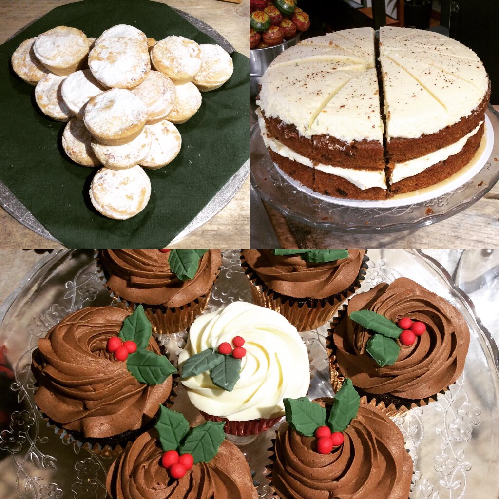 cafe_coast's tweet photo. New in today we have chocolate orange cupcakes,sumptuous gluten free carrot cake and luxurious mince pies! #honiton https://t.co/FDlH1zgAyg