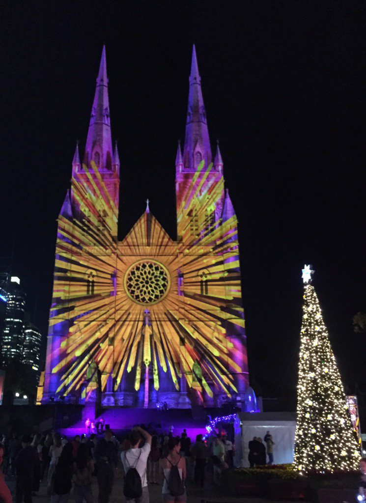 Sydney celebrates true meaning of  Christmas #LightsofChristmas Come on down &amp; don't forget to see the beauty within
