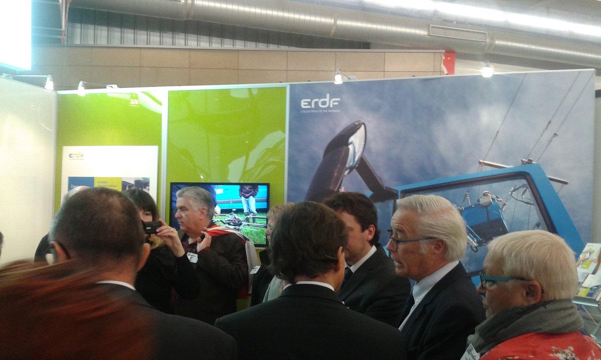#Cité21, inauguration du stand ERDF avec les élus