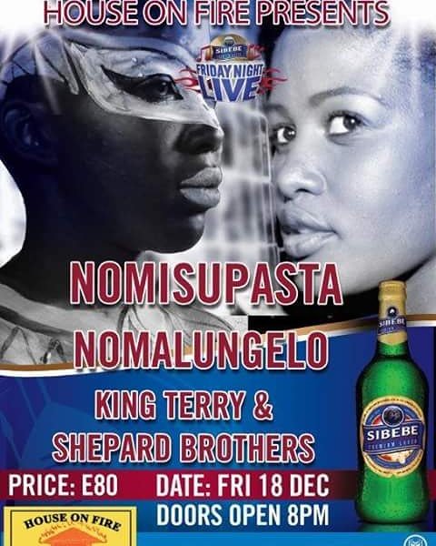 eBhubesini's tweet photo. @NomaSONG Will be rocking House On Fire on the 18 Dec. Swaziland are you ready?😁😁😁 https://t.co/80WYNI1kFX