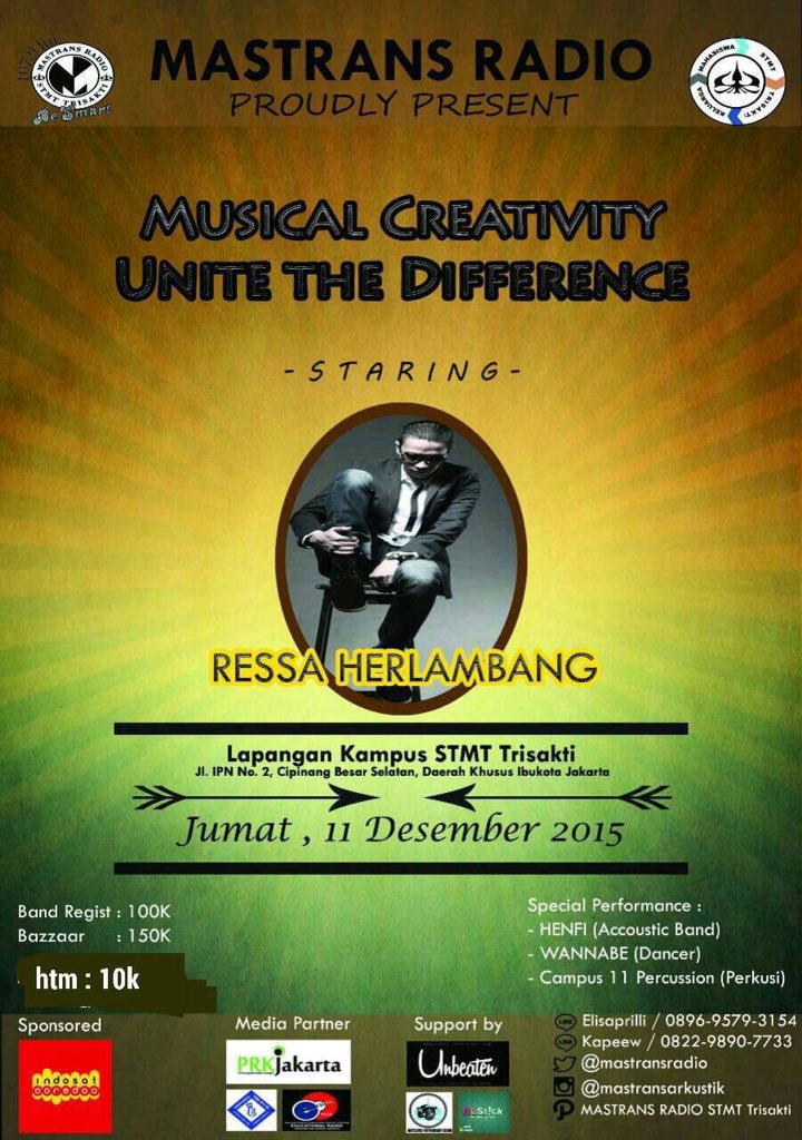 Performance Henfi (Accoustic Band) Wannabe (Dance Performance) Campus 11 Doll Percussion (Perkusi) <a href="/mastransradio/">Mastrans Radio 107.9fm</a>