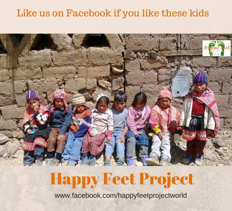 HappyFeetProj's tweet photo. Help us to get 1000 likes on FB and make a difference in the world #Happyfeetproject https://t.co/DMs37wqgCI