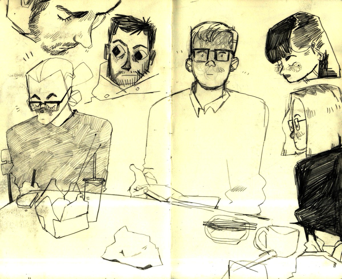 also some more sketchbook pages 3_>3 