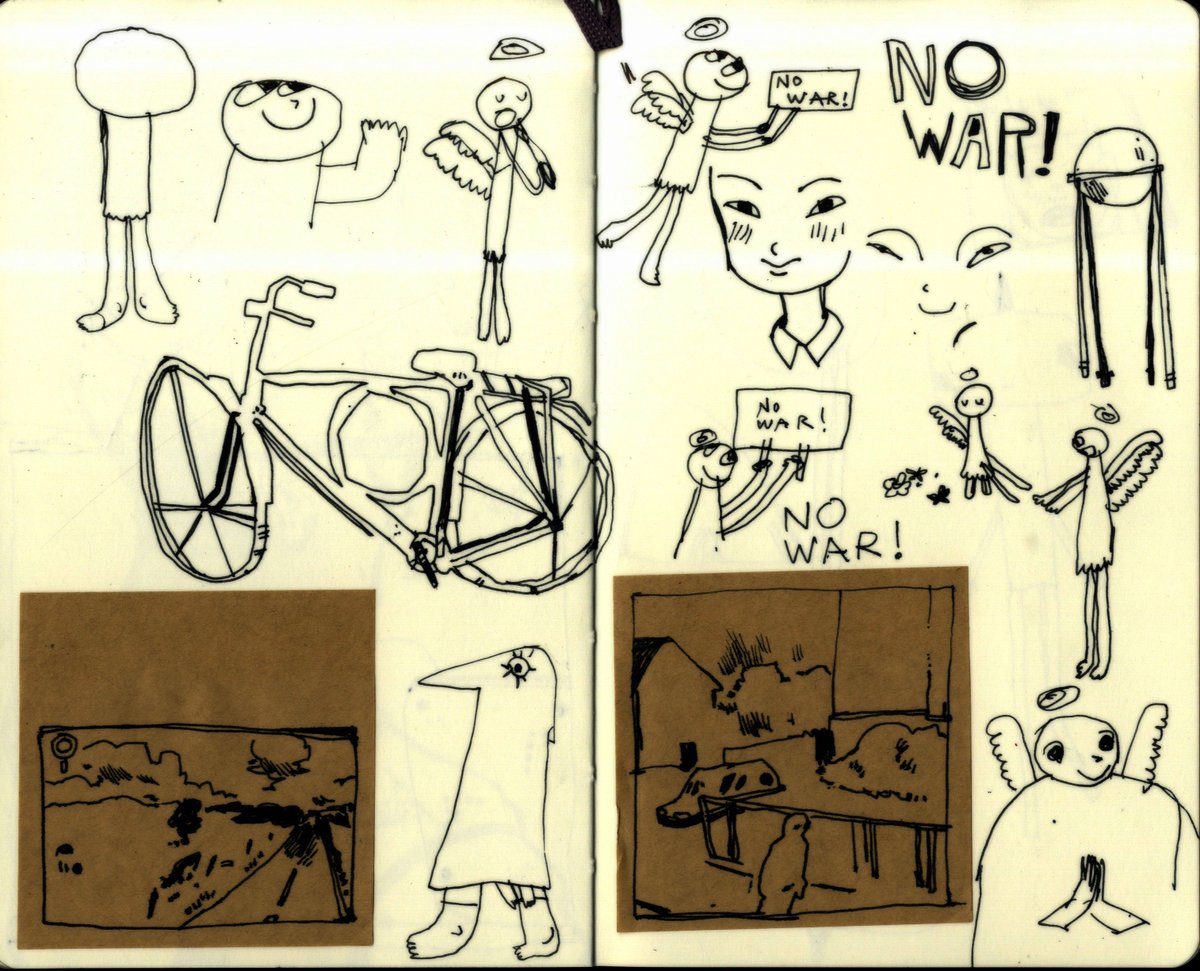 also some more sketchbook pages 3_>3 