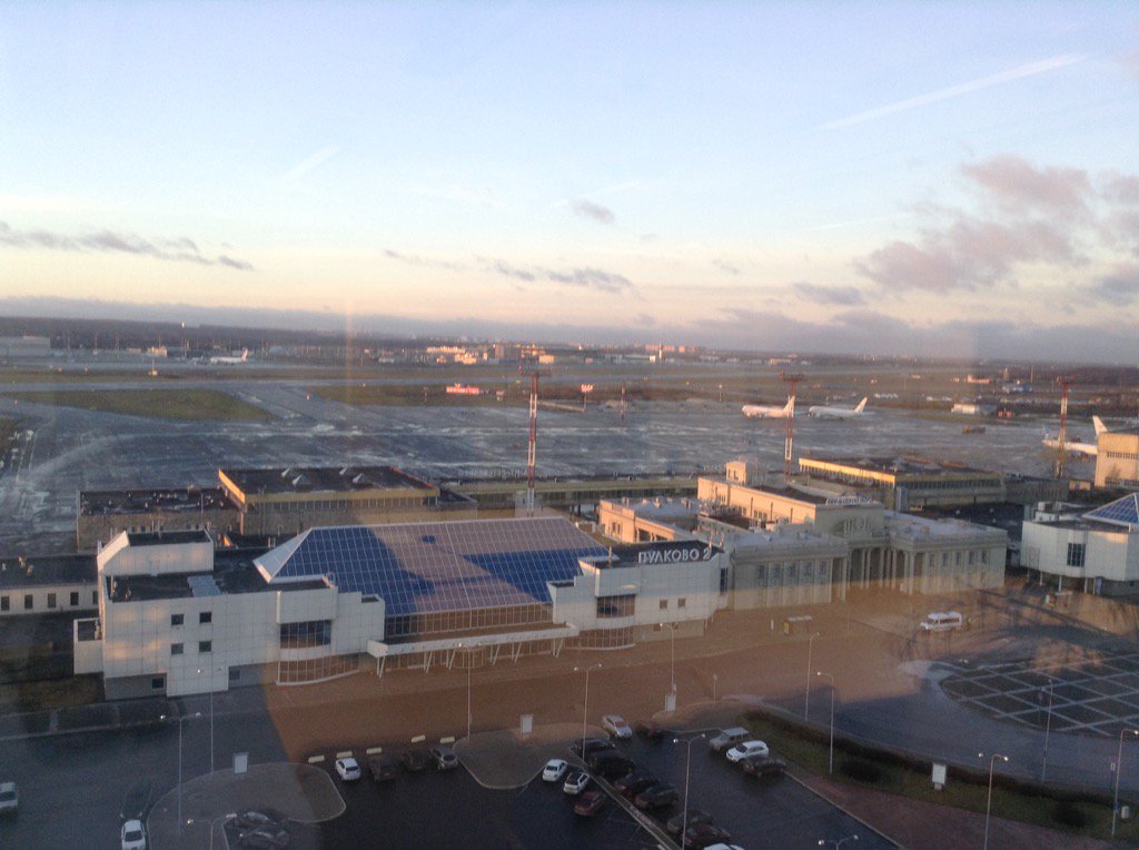 Nice weather in St. Petersburg today