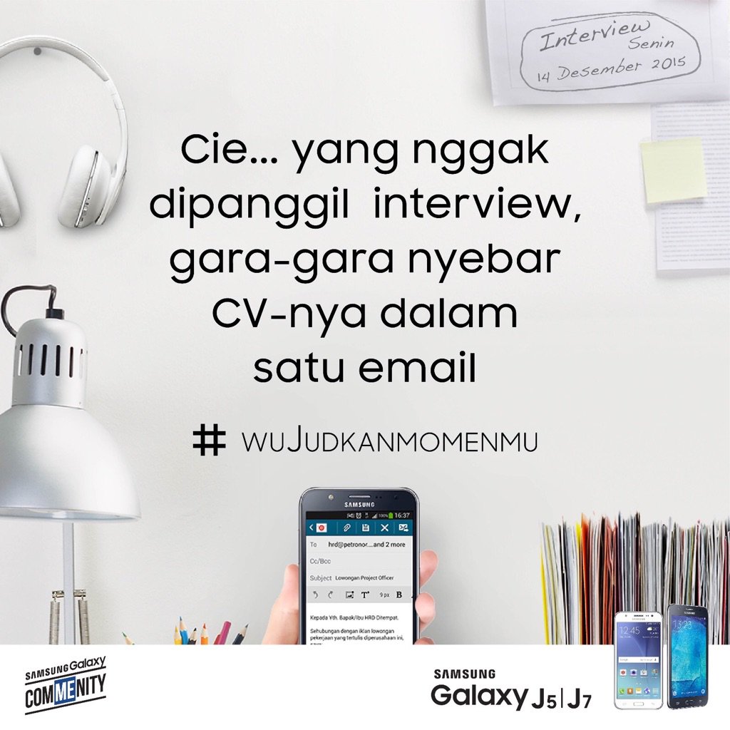 GePamungkas's tweet photo. Nih buat yg lg nyari kerja. Ngirim email jangan rombongan kaliii.. Lo pikir study tour. #wuJudkanmomenmu #ComMEnity https://t.co/1h73rFD4Kh